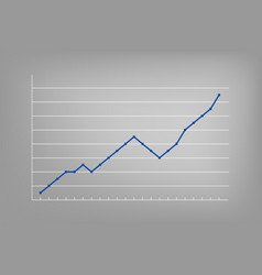 Growth Chart Infographic Element Progress Sign