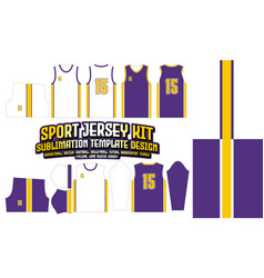 La Lakers Jersey Design Template Pattern 178