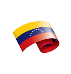 Venezuela Flag On A White