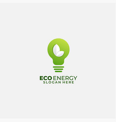 Bulb Energy Design Logo Icon