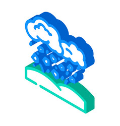 Hail Weather Isometric Icon