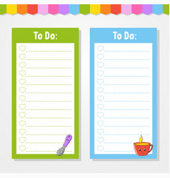 To Do List For Kids Empty Template