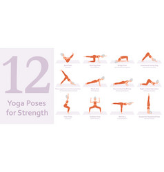 Yoga Poses For Boost Strength Elderly Woman