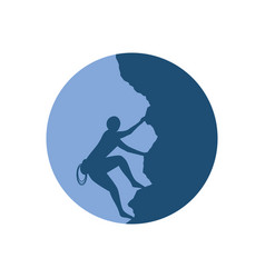 Rock Climbing Logo