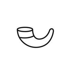 Shofar Logo Sign Outline