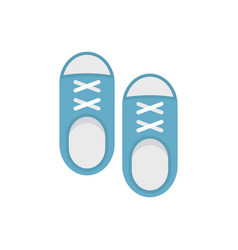 Running Shoes Icon Flat Isolated