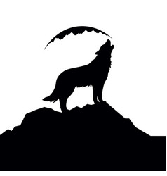 Wolf Black Icon On White Background