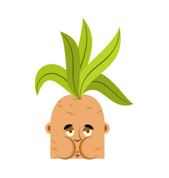 Mandrake Root Sick Nausea Emoji Nauseating