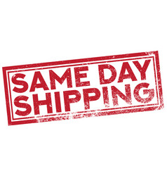 Same Day Shipping Stamp