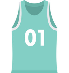 Running Vest Icon Flat Isolated