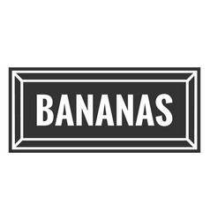 Bananas Text Label Cut Out