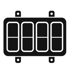 Electrician Breaker Icon Simple Circuit