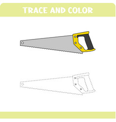 Tracing Objects Trace And Color Saw