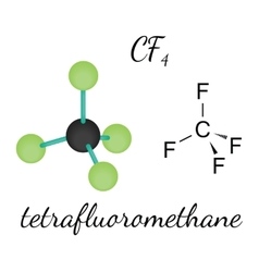 Cf4 Tetrafluoromethane Molecule