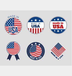 Six Usa Badges