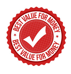 Best Value For Money Label Or Sticker