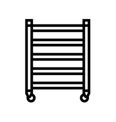 Shelving Restaurant Equipment Line Icon