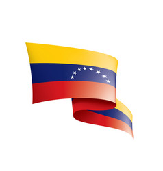 Venezuela Flag On A White