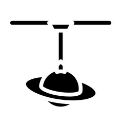 Modern Lamp Ceiling Glyph Icon