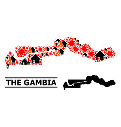 War Pattern Map Of The Gambia