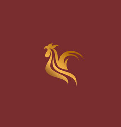 Chicken Rooster Logo Design Concept With Business