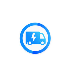 Electric Van Logo Icon