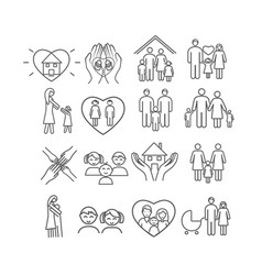 Adoption Icons Set