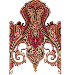 Textile Seamless Paisley Border