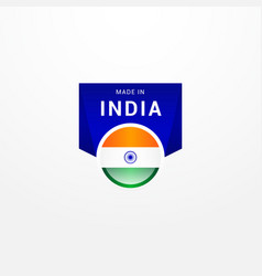 Made In India Label Design