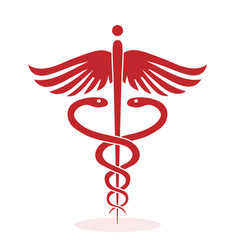 Medical Sign Snake Icon Hospital Ambulance Glyph