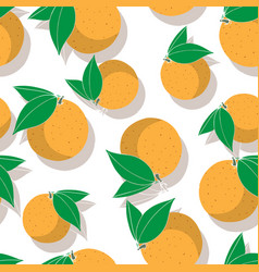 Orange Fruit Seamless Pattern