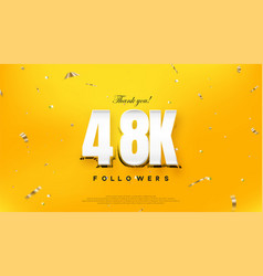 Thank You 48k Followers On A Bright Yellow