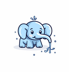 Cute Elephant Cartoon Baby