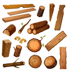 Wooden Chips And Bark Timber And Stum Wood