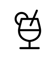 Cocktail Icon Or Logo Isolated Sign Symbol