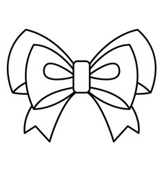 Double Ruffle Bow Stroke Design