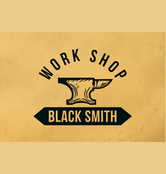 Forge Blacksmith Logo Or Label