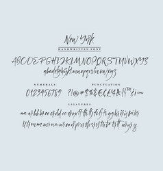 New York Handwritten Font Script