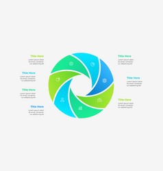 Circle Diagram Divided Into 7 Segments Template