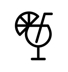 Cocktail Icon Or Logo Isolated Sign Symbol