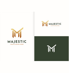 Letter M Luxury Logo Design