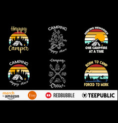 Best Camping Bundle T-shirt Designs