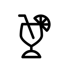 Cocktail Icon Or Logo Isolated Sign Symbol