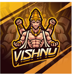 Vishnu Esport Mascot Logo Design