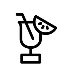 Cocktail Icon Or Logo Isolated Sign Symbol