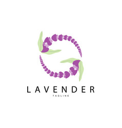 Lavender Logo Hand Drawn Wedding Plant Design