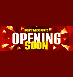 Opening Soon Promotion Banner Design