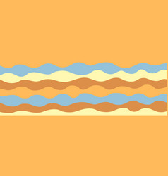 Retro 70s Abstract Curve Background