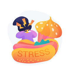 Stress Eating Concept Metaphor