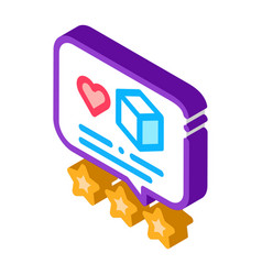 Package Delivery Estimate Isometric Icon